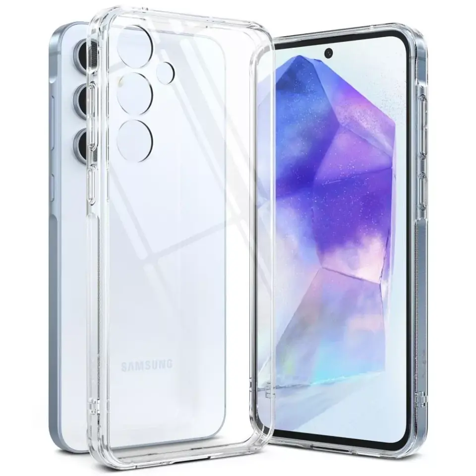 ⁨Etui Ringke Fusion do Samsung Galaxy A55 5G Clear⁩ w sklepie Wasserman.eu