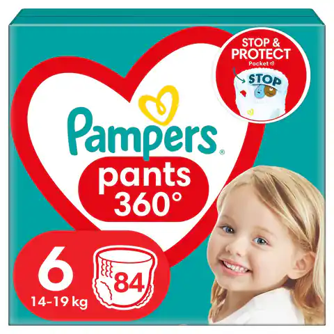 ⁨Pampers Pants Boy/Girl 6 84 pc(s)⁩ at Wasserman.eu