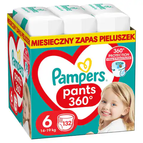 ⁨Pampers Pants Boy/Girl 6 132 pc(s)⁩ at Wasserman.eu