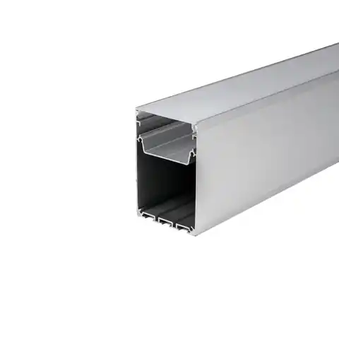 ⁨Profil Aluminiowy V-TAC 2mb Anodowany, Klosz Mleczny 50x75mm VT-8127⁩ w sklepie Wasserman.eu