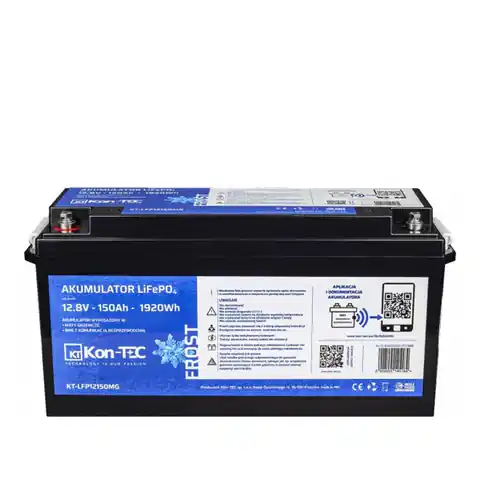 ⁨LiFePO4 battery - Kon-TEC (12,8 V) 150 Ah heating mats⁩ at Wasserman.eu