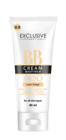 ⁨EXCLUSIVE BB Cream Beauty Balm SPF 30 Light Beige 40 ml⁩ w sklepie Wasserman.eu