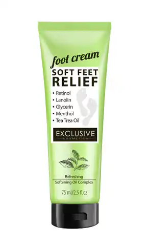 ⁨EXCLUSIVE Foot cream refreshing Krem do stóp 75 ml⁩ w sklepie Wasserman.eu