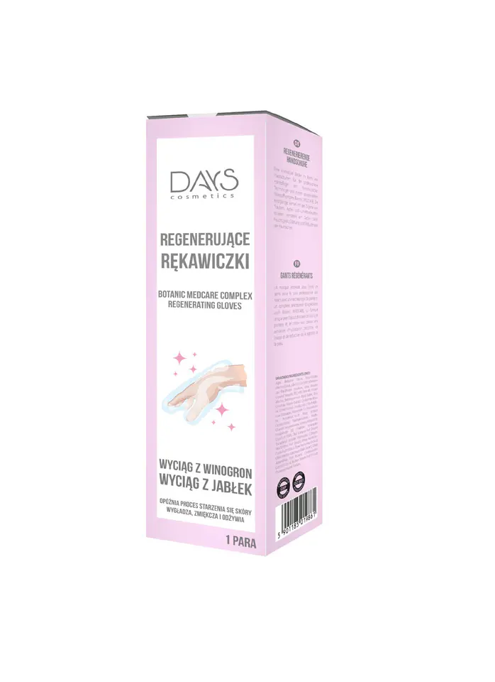 ⁨DAYS COSMETICS Rękawiczki regenerujące do rąk - 1 para⁩ w sklepie Wasserman.eu