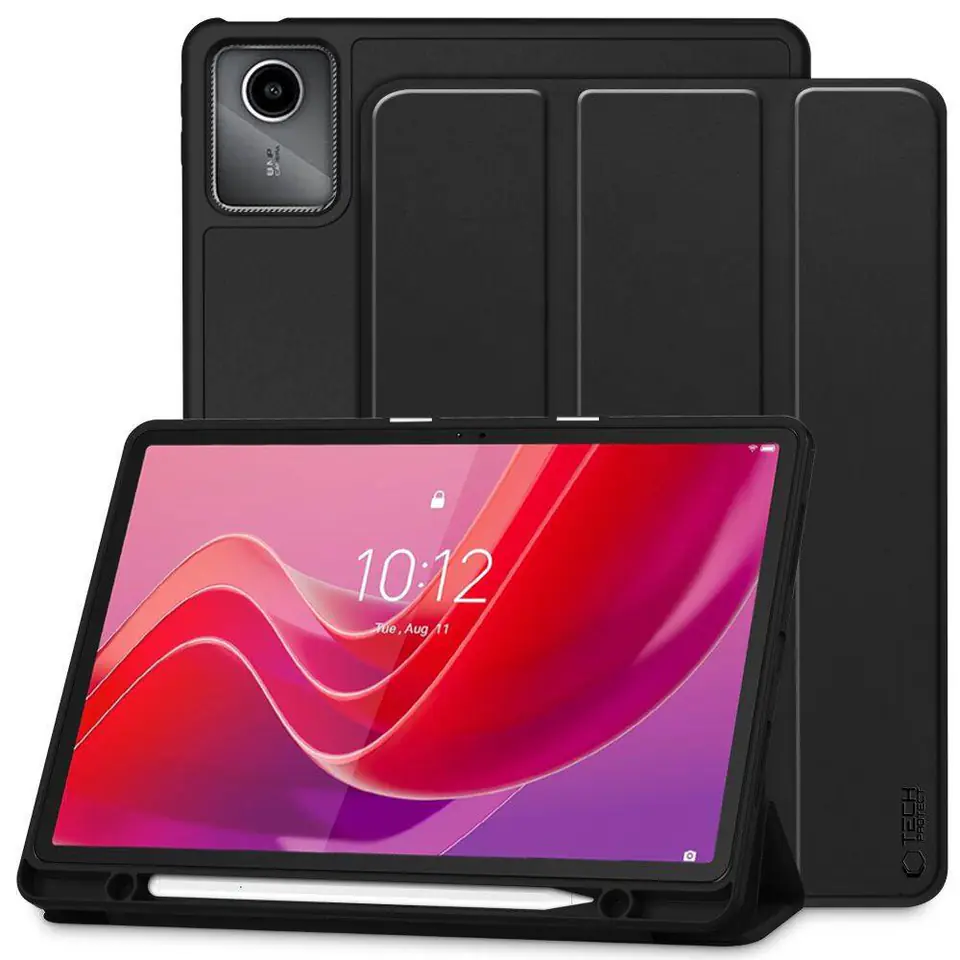 ⁨Etui LENOVO TAB M11 Tech-Protect SC Pen czarne⁩ w sklepie Wasserman.eu