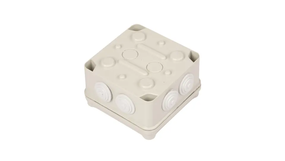 Surface-mounted box LIGHT 108x108x64 7xM25 IP66/67 grey EV-111 at Wasserman.eu