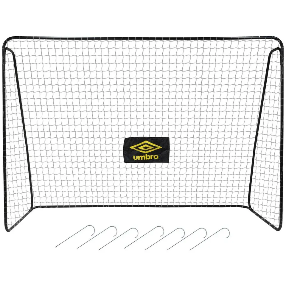 ⁨BRAMKA DO PIŁKI NOŻNEJ Z SIATKĄ 300x205x120CM UMBRO⁩ w sklepie Wasserman.eu