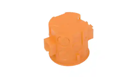 ⁨Unterputzdose 60mm tief mit Schrauben orange S60DFw 33069008 /110pcs/⁩ im Wasserman.eu