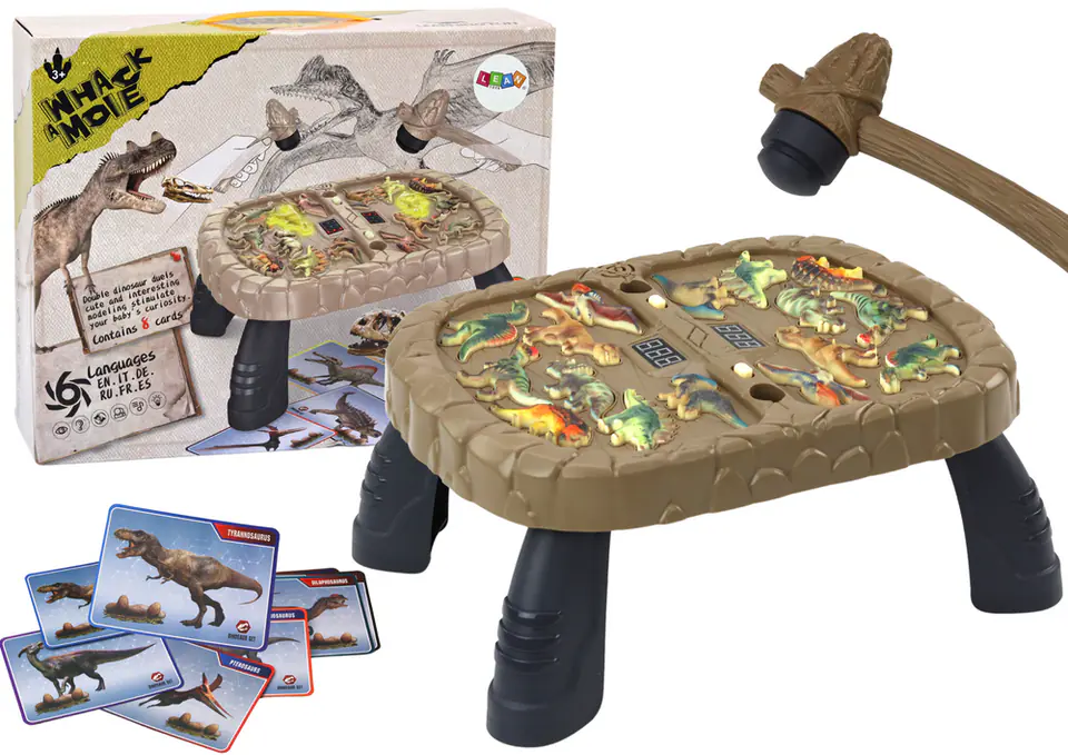 Skill game Whac-a-mole Dinosaurs at Wasserman.eu