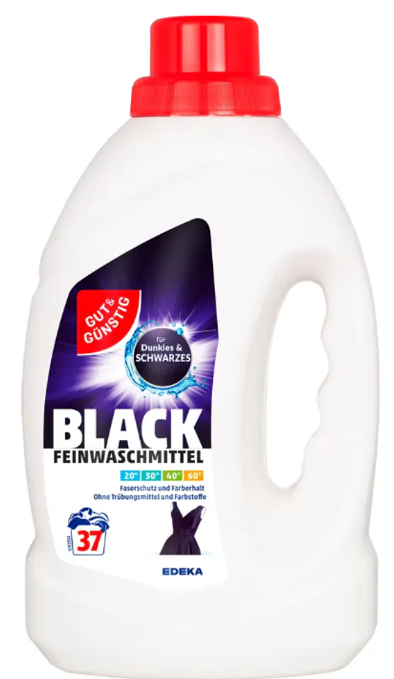 ⁨G&G Black Żel do PraniaTkanin Czarnych 37 prań⁩ w sklepie Wasserman.eu