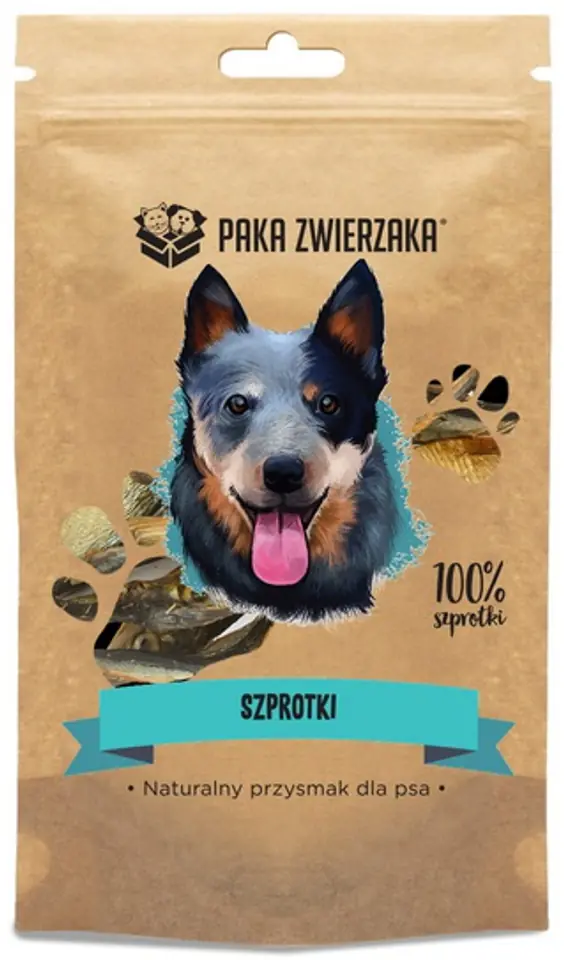 ⁨Paka Zwierzaka Szprotki 100% 60g⁩ w sklepie Wasserman.eu