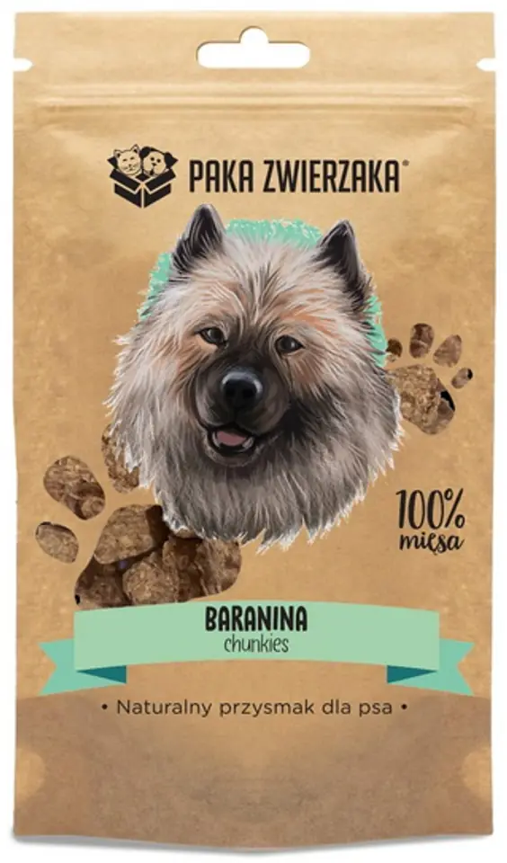 ⁨Paka Zwierzaka Chunkies Baranina 100% 70g⁩ w sklepie Wasserman.eu