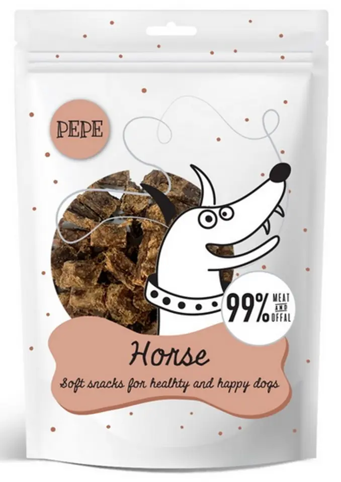 ⁨Paka Zwierzaka PEPE Mini Chunkies Horse (koń) 70g⁩ w sklepie Wasserman.eu