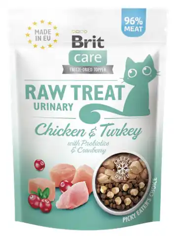 ⁨BRIT Care Raw Treat Urinary chicken with turkey - cat treats - 40g⁩ at Wasserman.eu