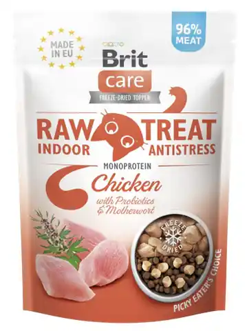 ⁨Brit Raw Treat Cat Indoor & Antistress 40g⁩ w sklepie Wasserman.eu