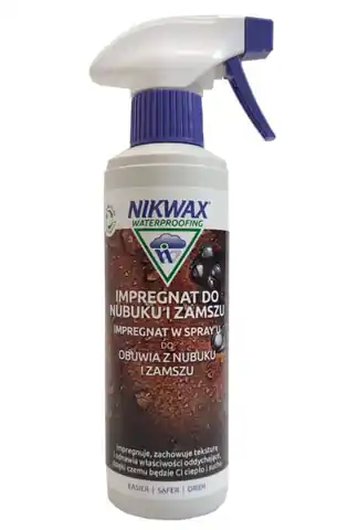 ⁨Impregnat do obuwia Nikwax Nubuk i welur spray-on 300 ml⁩ w sklepie Wasserman.eu
