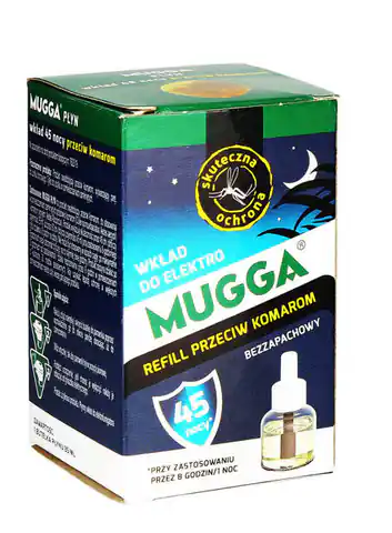 ⁨Elektro wkład przeciw komarom Mugga 45 nocy⁩ w sklepie Wasserman.eu