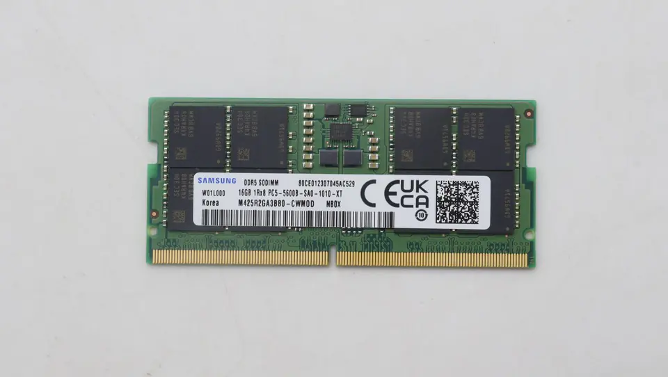 ⁨Lenovo 16GB DDR5 SODIMM memory⁩ w sklepie Wasserman.eu