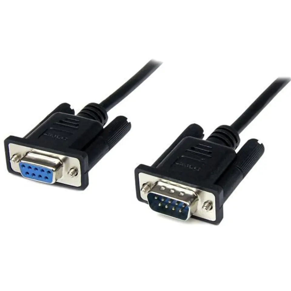 ⁨StarTech.com 2M BLACK DB9  MODEM CABLE⁩ w sklepie Wasserman.eu