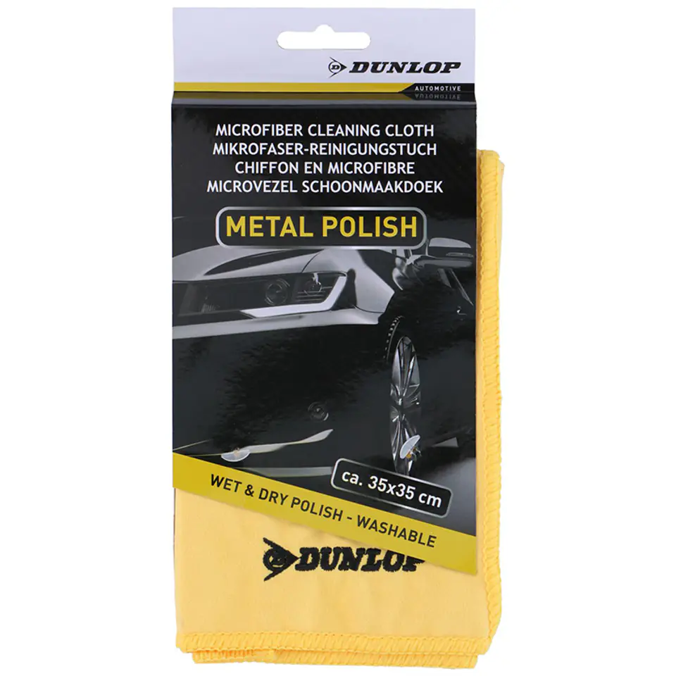 ⁨Dunlop - Ściereczka z mikrofibry do polerowania lakieru 35x35 cm⁩ w sklepie Wasserman.eu