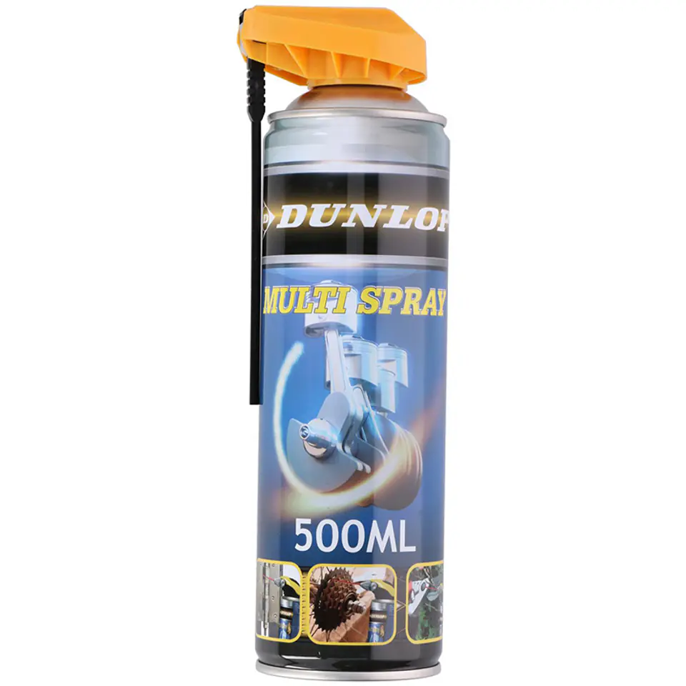 ⁨Dunlop - Spray multifunkcyjny / smar / olej penetrujący / środek czyszczący / spray kontaktowy 500 ml⁩ w sklepie Wasserman.eu