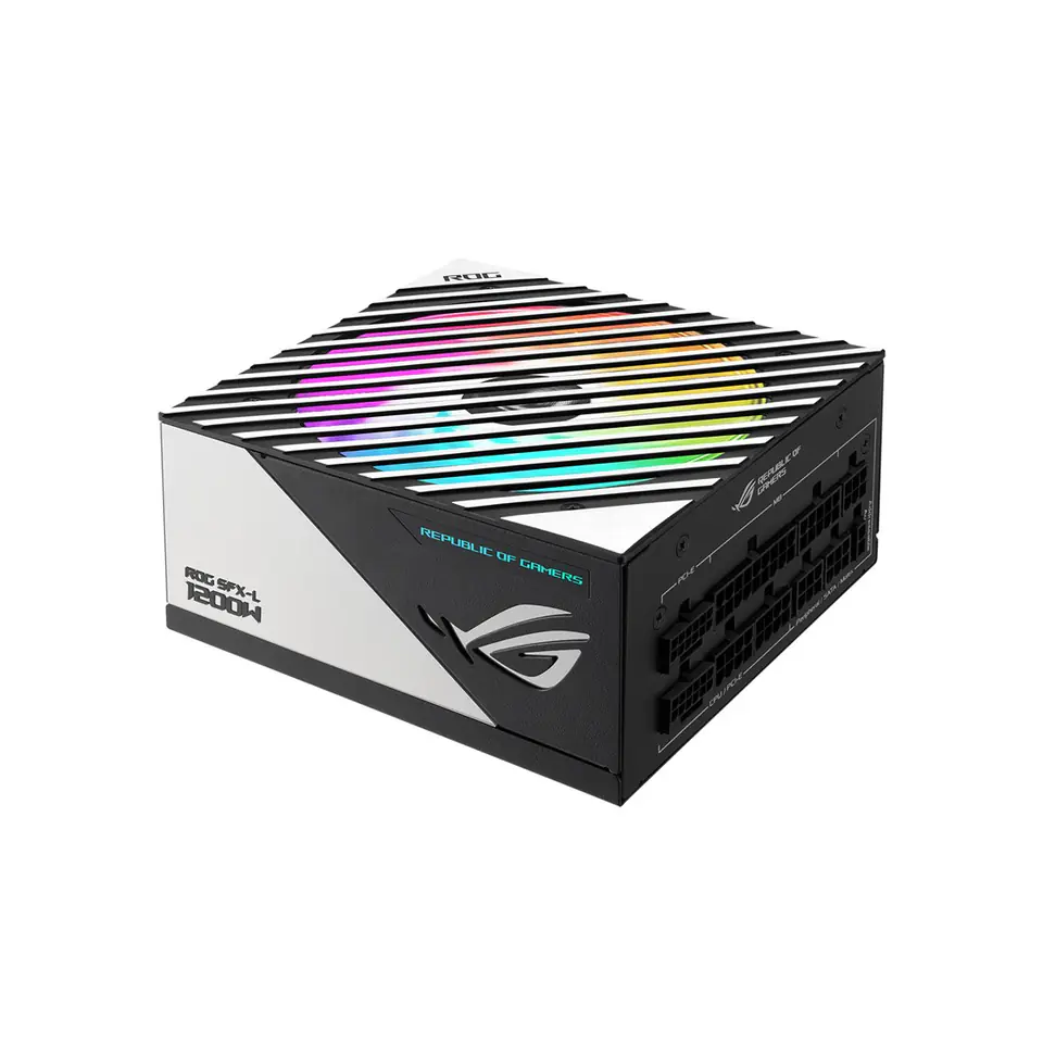 ⁨ASUS ROG -LOKI-1200T-SFX-L-GAMING power supply unit 1200 W 20+4 pin ATX Black, Silver⁩ at Wasserman.eu