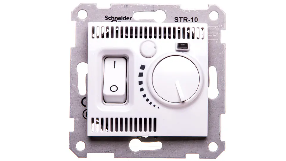 ⁨Regulator temperatury 250V 10A 5-30C IP20 biały SDN6000121⁩ w sklepie Wasserman.eu