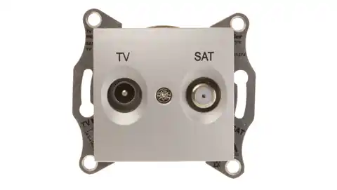 ⁨Sedna Gniazdo antenowe TV/SAT końcowe aluminium SDN3401660⁩ w sklepie Wasserman.eu