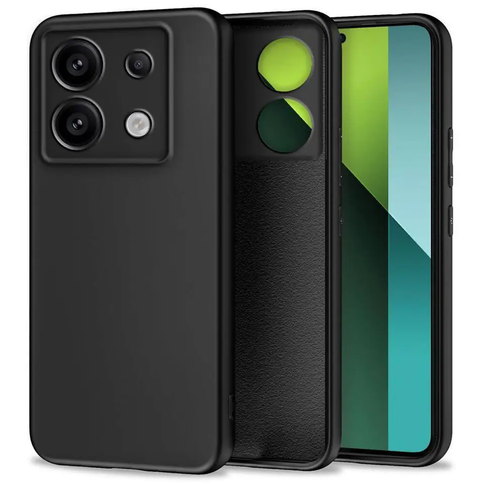 ⁨Etui XIAOMI REDMI NOTE 13 PRO 5G / POCO X6 5G Tech-Protect Icon czarne⁩ w sklepie Wasserman.eu