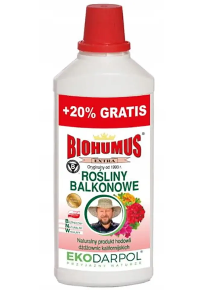 Biohumus extra rośliny balkonowe 1.0L w sklepie Wasserman.eu