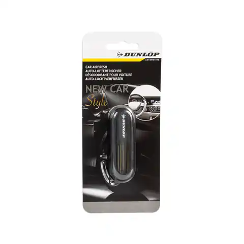 ⁨Dunlop - Odświeżacz powietrza do samochodu 2.8 ml (new car)⁩ w sklepie Wasserman.eu