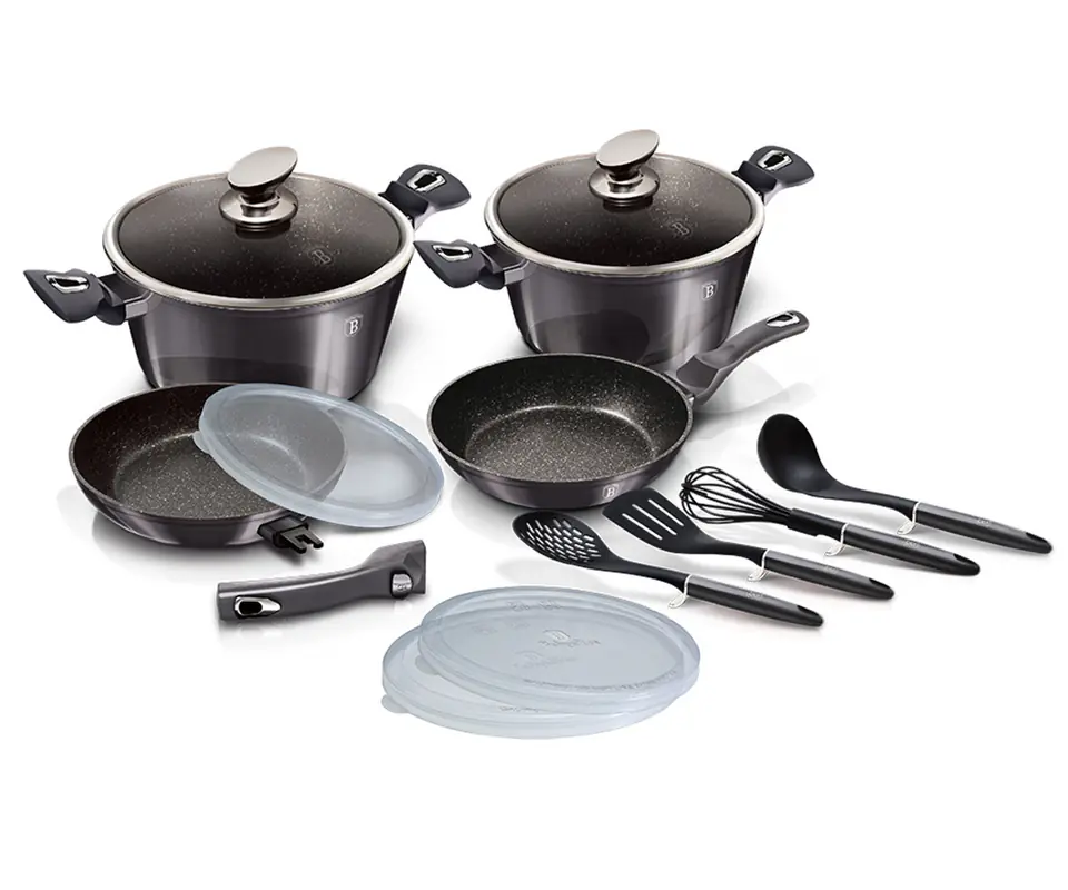 ⁨SET OF POTS AND PANS BERLINGERHAUS BH-7059⁩ at Wasserman.eu