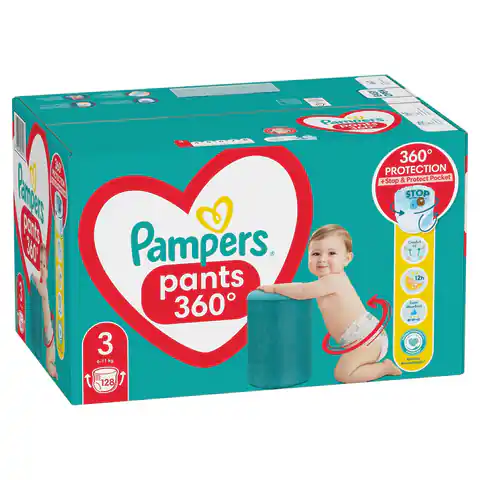 ⁨Pampers Pants Boy/Girl 3 128 pc(s)⁩ at Wasserman.eu