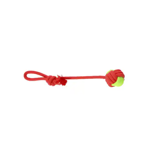 ⁨DINGO Piłka z uchwytem energy 40cm czerwono-zielona⁩ w sklepie Wasserman.eu
