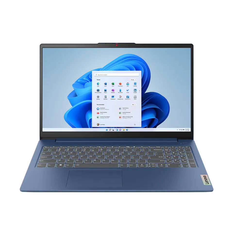 ⁨Lenovo IdeaPad Slim 3 15IAH8 Laptop 39.6 cm (15.6") Full HD Intel® Core™ i5 i5-12450H 16 GB LPDDR5-SDRAM 512 GB SSD Wi-Fi 6 (802.11ax) Windows 11 Home Blue⁩ at Wasserman.eu