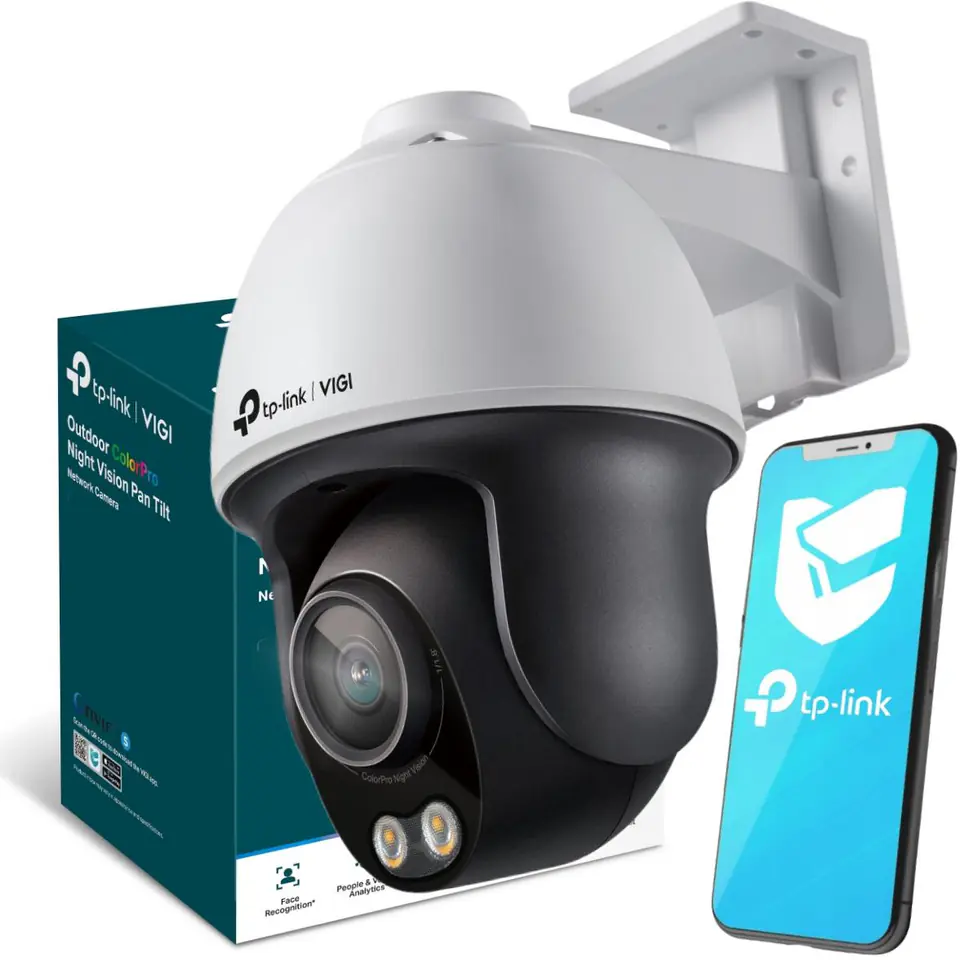 ⁨TP-LINK VIGI C540S 4MP Outdoor ColorPro Night Vision Pan Tilt Network Camera TP-LINK⁩ at Wasserman.eu