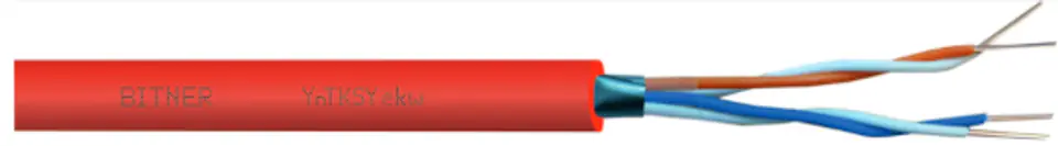 ⁨FIRE SIGNALLING CABLE BITNER YnTKSYekw 2x2x0,8 - 100m⁩ at Wasserman.eu