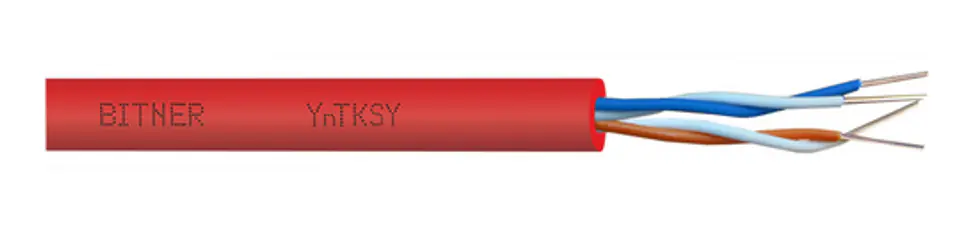 ⁨FIRE ALARM CABLE BITNER YnTKSY 2x2x0,8 - 100m⁩ at Wasserman.eu