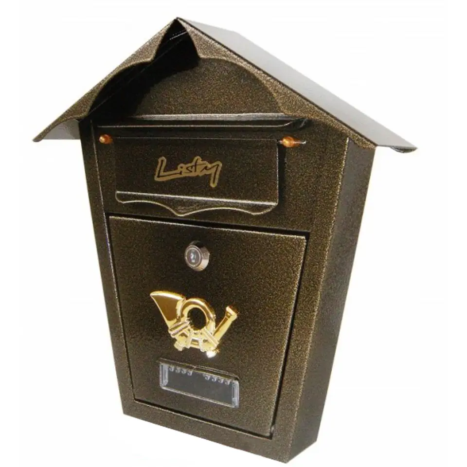 ⁨LETTERBOX SD1 GOLDEN-ANTIQUE⁩ at Wasserman.eu