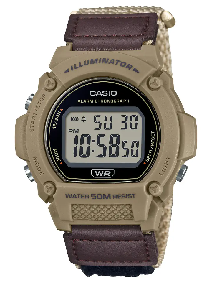 ⁨ZEGAREK MĘSKI CASIO W-219HB-5A + BOX⁩ w sklepie Wasserman.eu