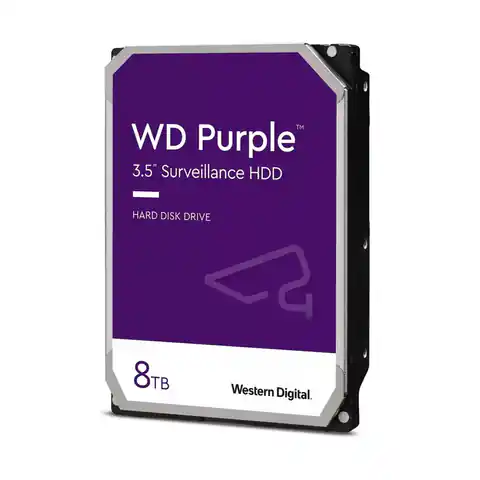 ⁨Dysk twardy HDD WD Purple WD85PURZ (8 TB ; 3.5"; 256 MB)⁩ w sklepie Wasserman.eu
