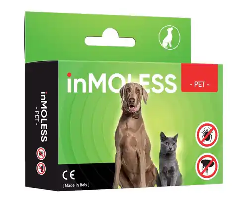 ⁨inMOLESS Pet Ultrasonic flea and tick repellent for pets - Orange⁩ at Wasserman.eu