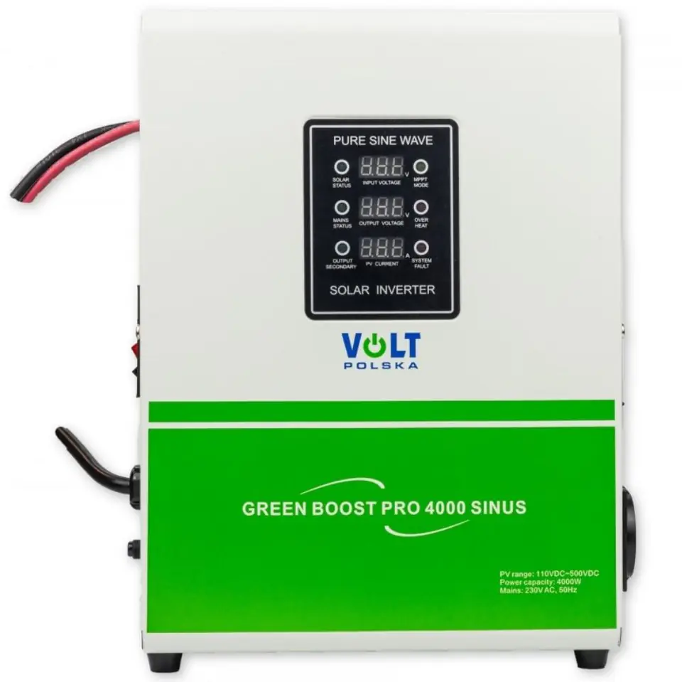 ⁨Przetwornica solarna VOLT POLSKA GREEN BOOST PRO 4000 SINUS (110-500VDC)⁩ w sklepie Wasserman.eu