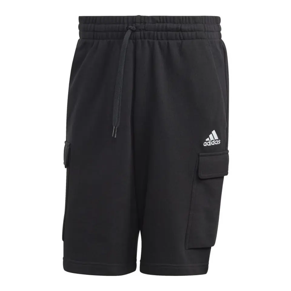 ⁨Spodenki adidas Essentials French Terry Cargo M (kolor Czarny, rozmiar L (183cm))⁩ w sklepie Wasserman.eu