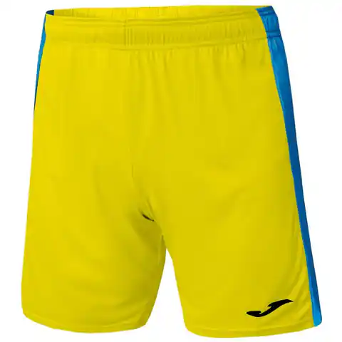 ⁨Spodenki Joma Maxi Short U (kolor Niebieski. Żółty, rozmiar 6XS-5XS)⁩ w sklepie Wasserman.eu