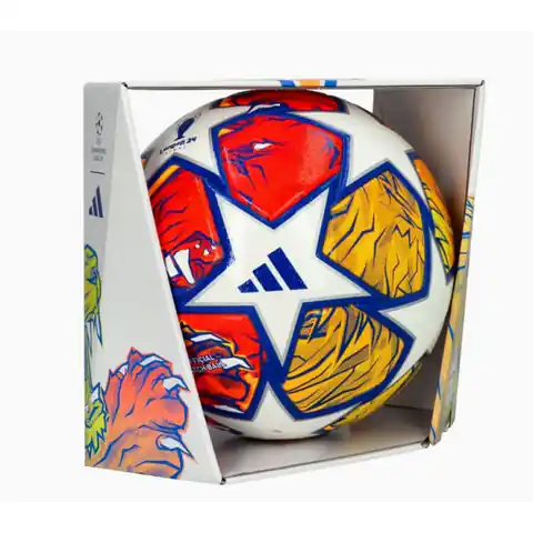 ⁨Piłka nożna adidas UCL Pro IN (kolor Wielokolorowy, rozmiar 5)⁩ w sklepie Wasserman.eu
