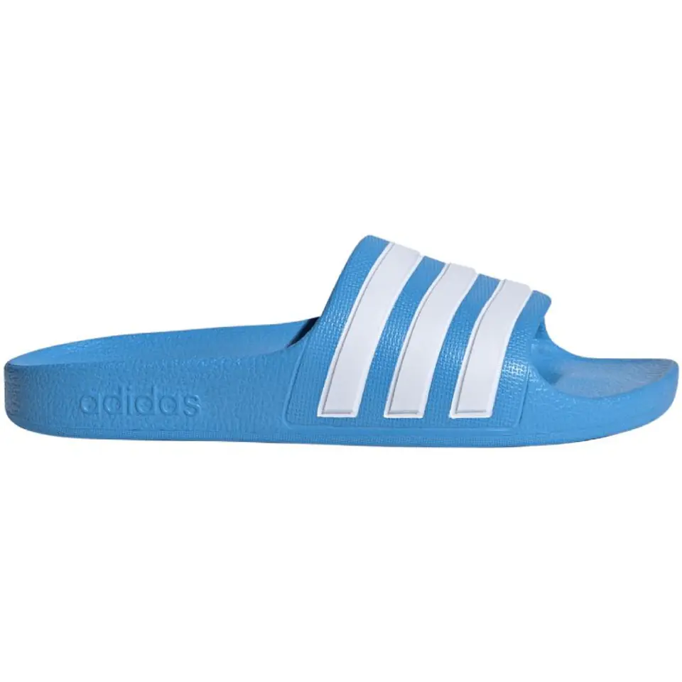 ⁨Klapki adidas Adilette Aqua Slides Jr (kolor Niebieski, rozmiar 37)⁩ w sklepie Wasserman.eu