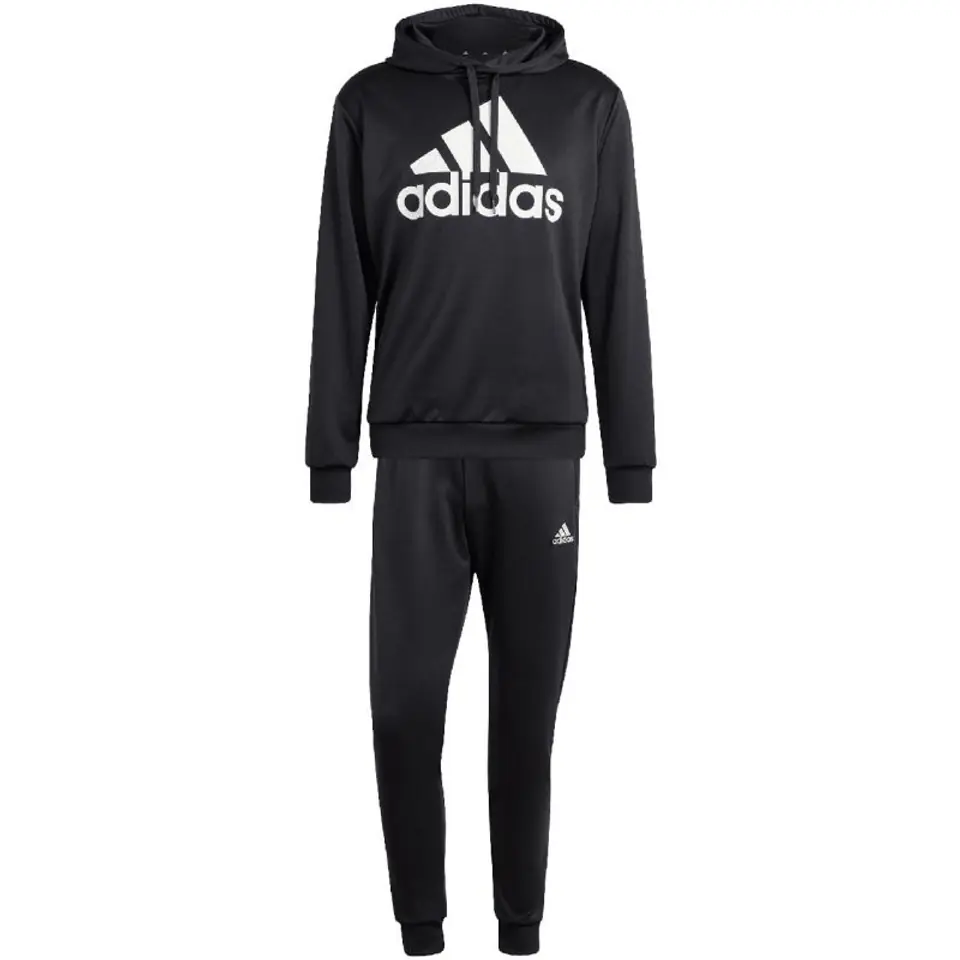 ⁨Dres adidas Terry Hooded Tracksuit M (kolor Czarny, rozmiar XL)⁩ w sklepie Wasserman.eu