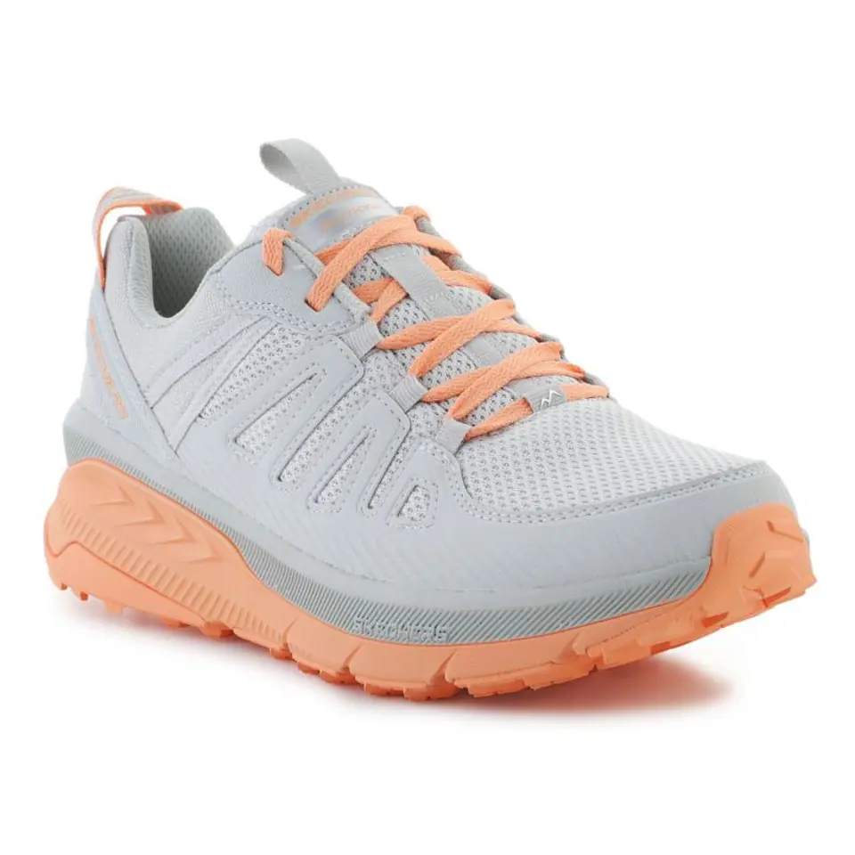 ⁨Buty Skechers Switch W 180162 (kolor Szary/Srebrny, rozmiar EU 38.5)⁩ w sklepie Wasserman.eu