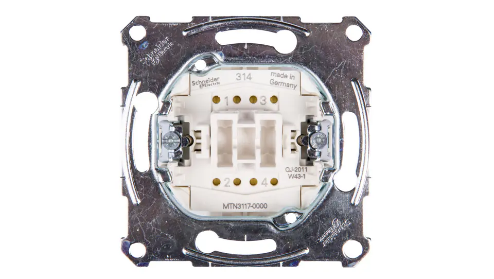 ⁨Merten Łącznik krzyżowy 10A 250V IP20 MTN3117-0000⁩ w sklepie Wasserman.eu